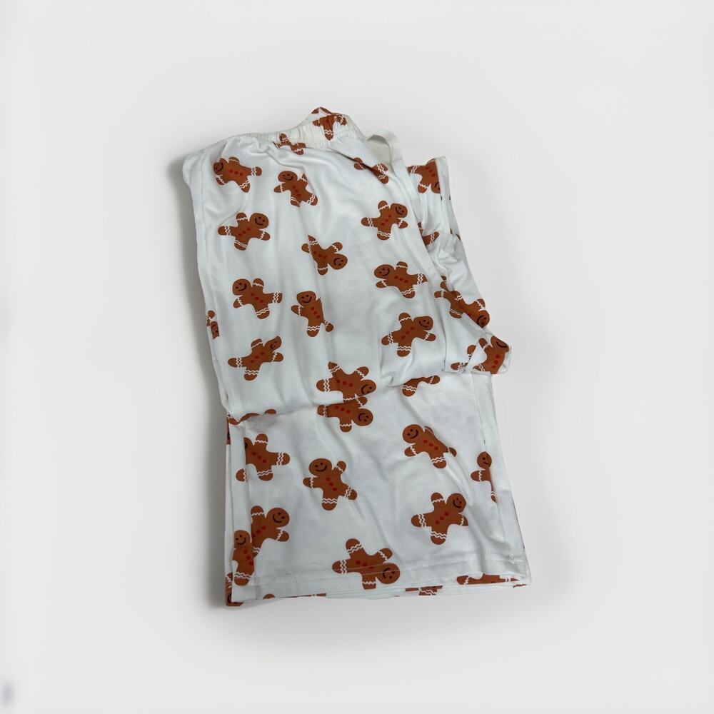 Blink Lounge Super Soft Gingerbread Man PJ Pajama Pants Size M
